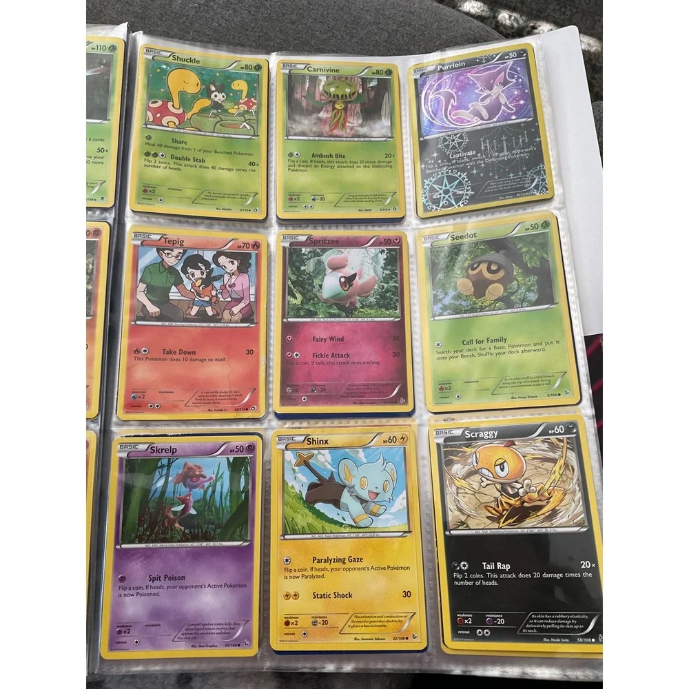 POKEMON 97 CARD COLLECTION AND HOLOGRAPHIC FOLDER